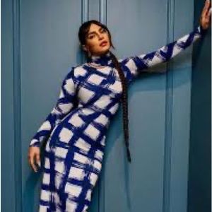 Proenza Schouler
gingham jacquard dress NWT M